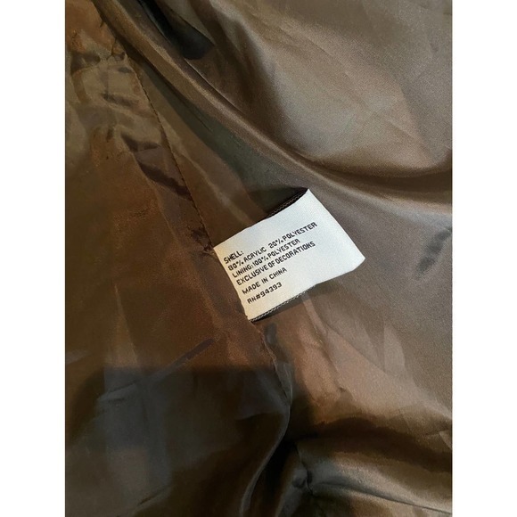 Altar'd State Brown Vest New Faux Fur Hook Closure Womens Size Medium - Picture 6 of 6